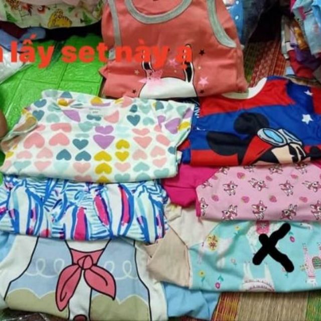 Combo sét bộ cotton cho bé
