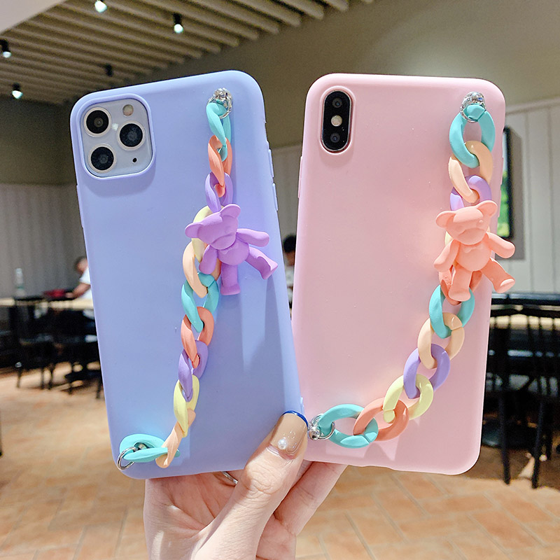 Ốp Lưng Hình Gấu 3d Đáng Yêu Cho Realme7 Realme7I Realmec3 Realmec11 Realmec15 Realme6 Realme3 Realme5Pro Realme5I
