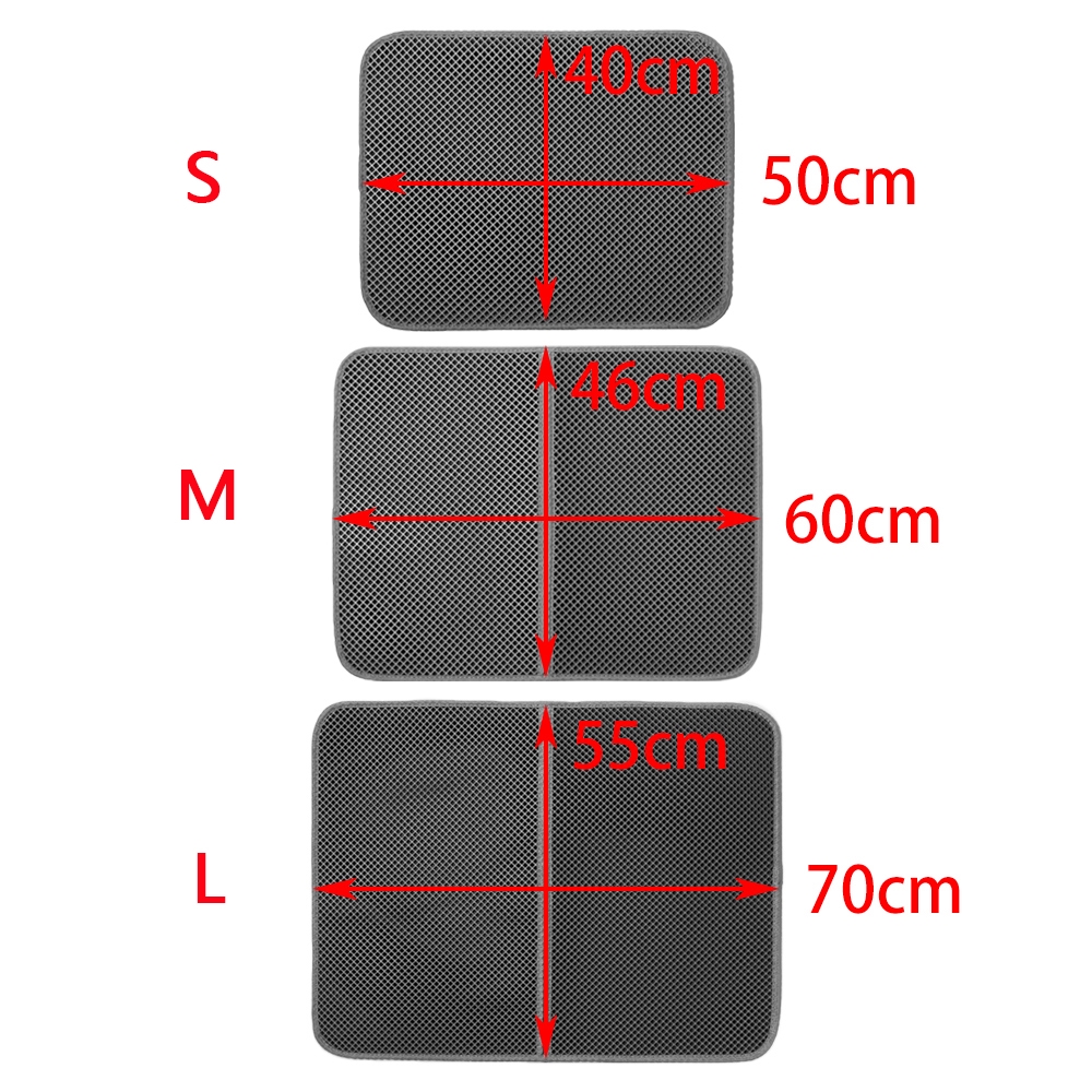 Thảm EVA Hai Lớp Chống Thấm Nước Có Thể Gấp Gọn Dùng Làm Chỗ Đi Vệ Sinh Cho Mèo Cưng