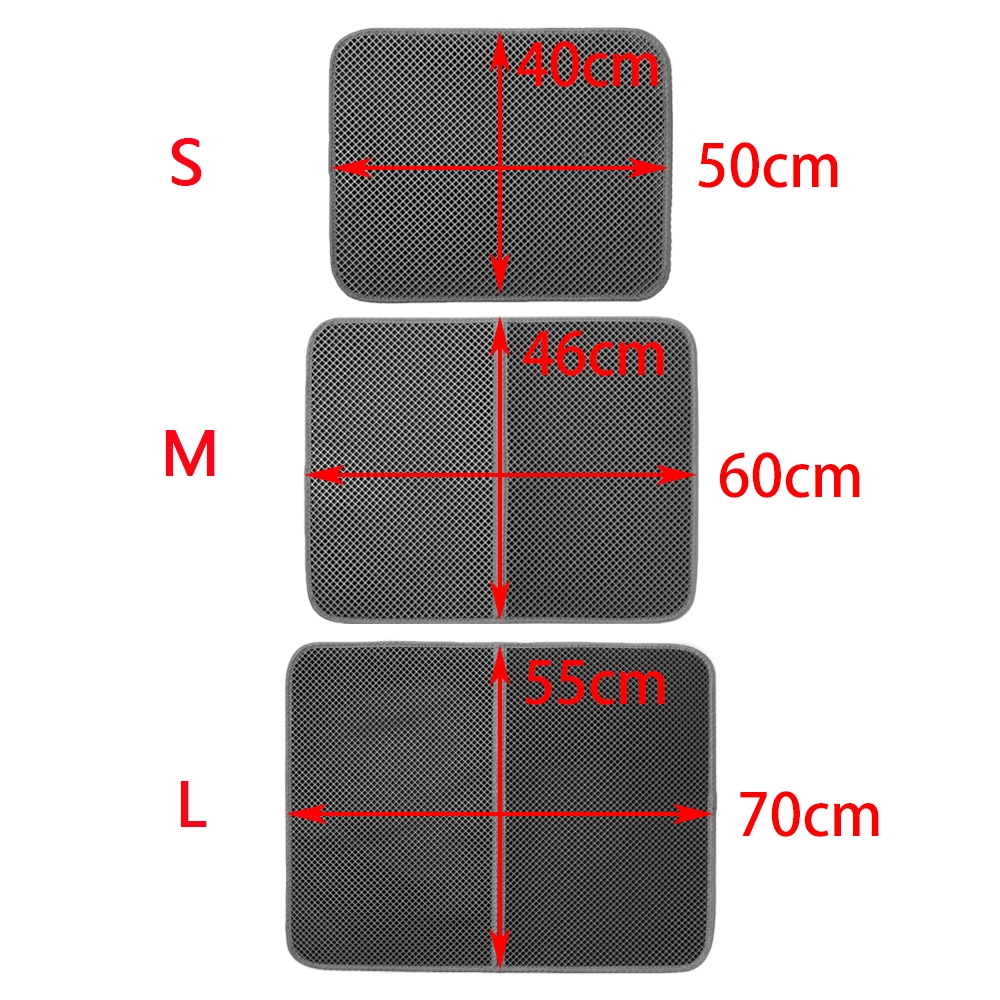 Thảm eva lót chuồng cho mèo đi vệ sinh dày hai lớp chống thấm nước có thể gấp gọn