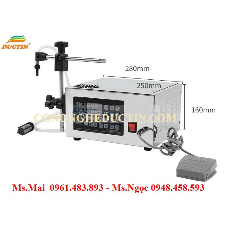Máy chiết rót dung dịch lỏng 1 vòi SY280