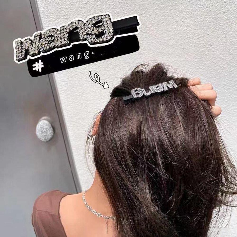 Epoch Kẹp Tóc Họa Tiết Hình Học Phong Cách Vintage Ngọt Ngào Cho Nữ|Dây Cột Tóc In Chữ Wang Dễ Thương Cho Bạn Gái