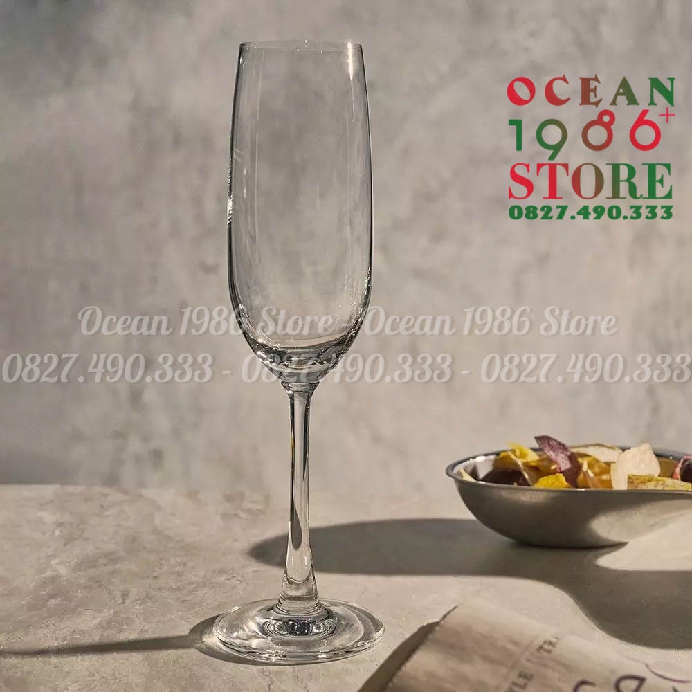 Bộ 6 Ly Thủy Tinh Madison Flute Champagne Ocean – 1015F07 – 210ml
