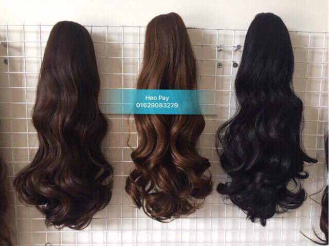 Tóc giả nữ đẹp ❤️FREESHIP❤️ Giảm 5k khi nhập [ TOCGIA5K]- Tóc giả ngoặm xoăn lửng P103