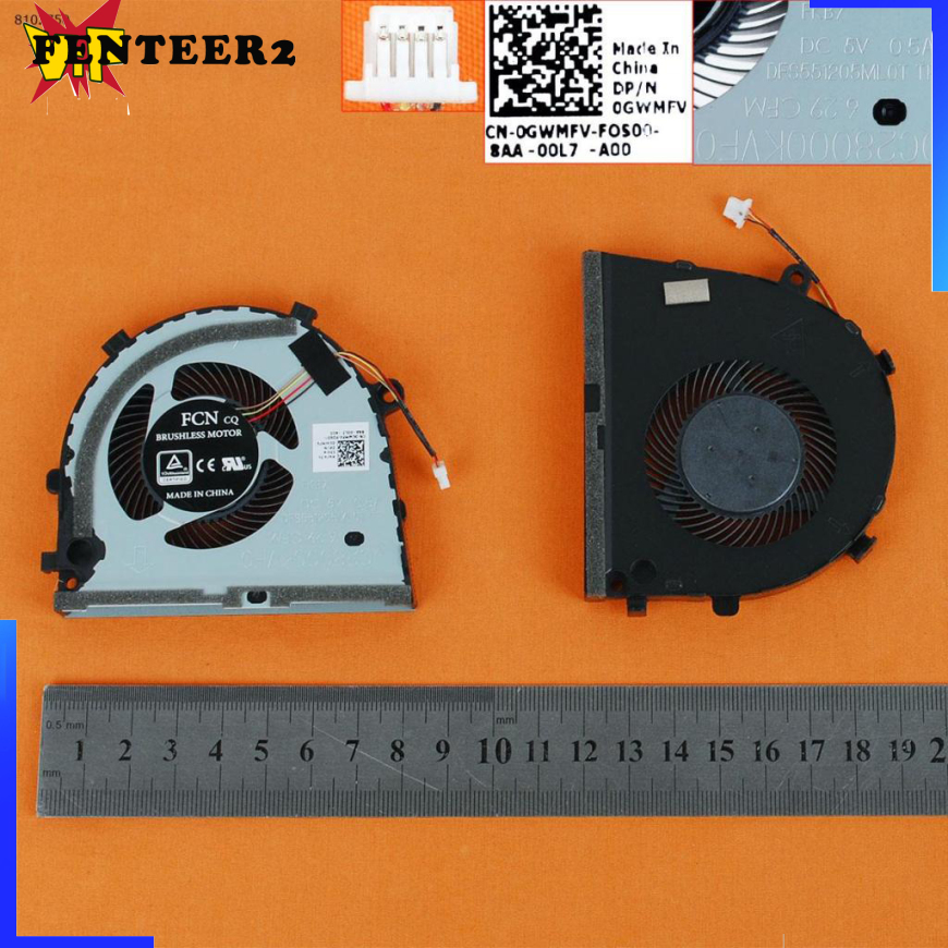 (Fenteer2 3c) Cpu Thay Thế Cho Dell G3-3579 3779 G5 5587 15 5587 Series