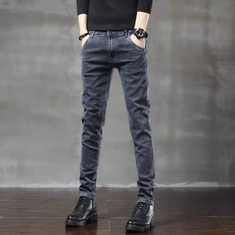 K605 Quần jean nam ống đứng xám khói siêu hót | BigBuy360 - bigbuy360.vn