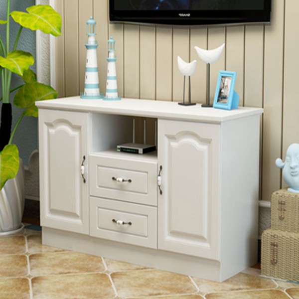 Tủ tv bàn cà phê kết hợp đơn giản hiện đại, phòng khách nhỏ ngủ phong cách châu âu gỗ rắn lưu trữ cao