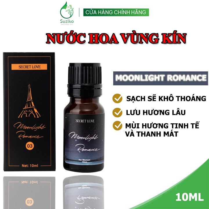 Nước hoa vùng kín SUZIKO so sexy cao cấp lưu hương 24h thơm lâu 10ml