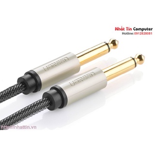 Cáp Audio 6,35mm dài 5m chính hãng Ugreen 10640 mạ vàng cao cấp