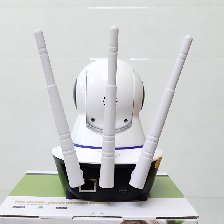 Camera wifi yoosee 3 râu xoay 360 trong nhà hỗ trợ hồng ngoại quay đêm khe thẻ nhớ ghim trên đầu camera | BigBuy360 - bigbuy360.vn