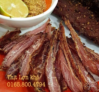 Thịt lợn khô gác bếp Tây Bắc 