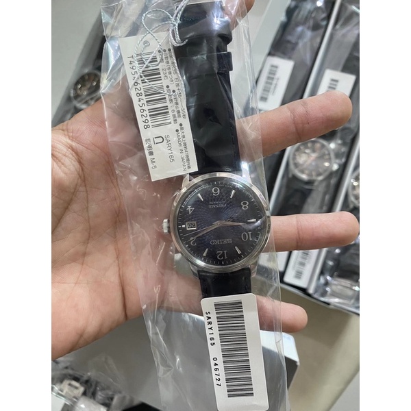 Tặng Gói Bảo Hàng Vàng] ĐỒNG HỒ NAM CHÍNH HÃNG SEIKO SARY165 PRESAGE  COCKTAIL DIAL BLUE AUTOMATIC | Shopee Việt Nam