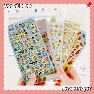 Sticker dán trang trí sổ tay sổ nhật ký dễ thương - VPP Táo Đỏ