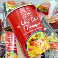 Thùng mỳ ly VIFON vị lẩu Thái Tomyum chua cay siêu ngon, siêu tiện lợi