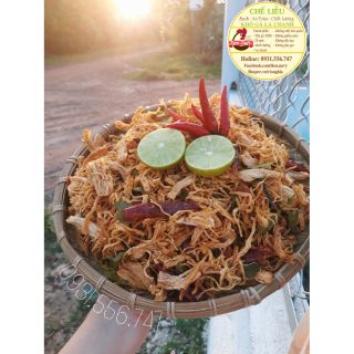 1kg khô gà lá chanh đạt chuẩn VSATTP
