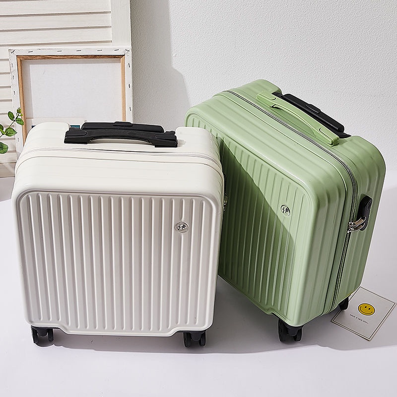 ◎ Hộp đựng đồ lên máy bay 18 inch nhỏ giá trị cao vali lên máy bay xe đẩy hành lý vali phụ nữ hộp mật khẩu
