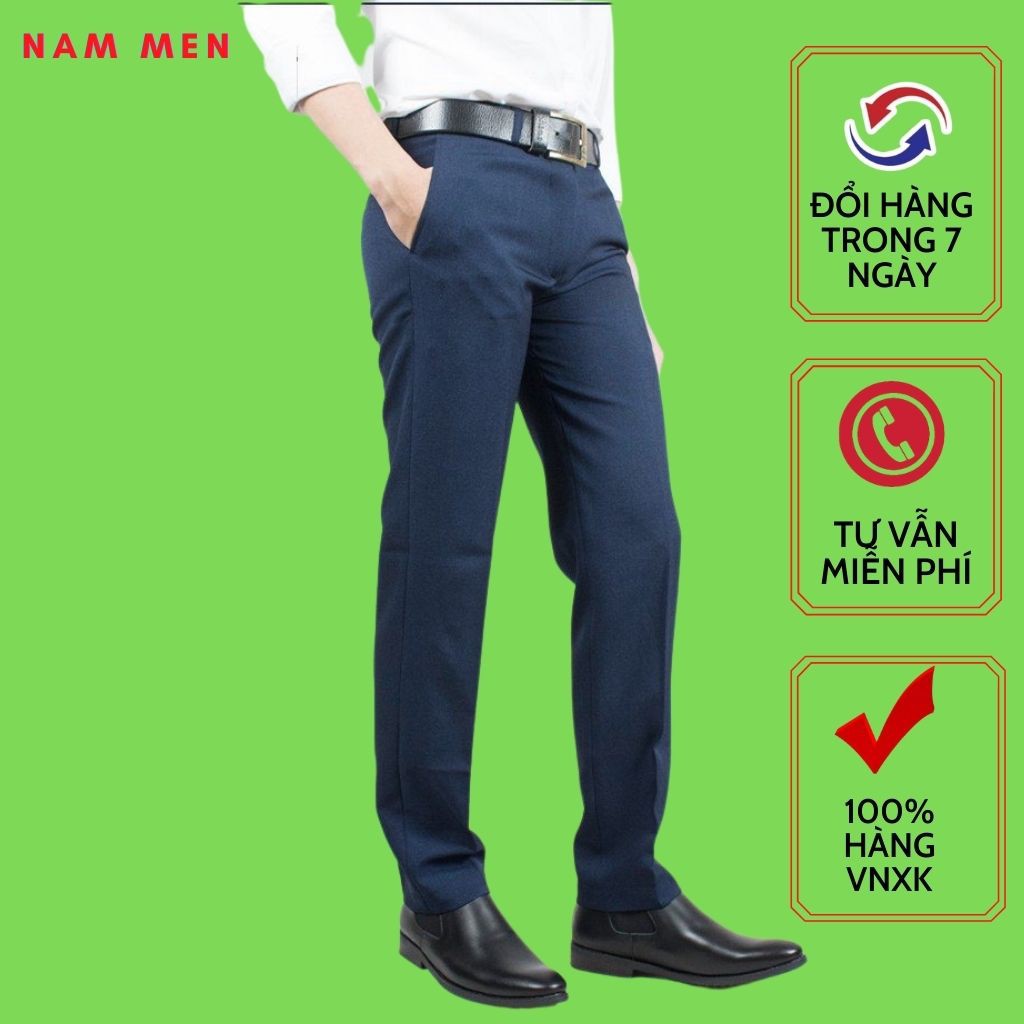 Quần Âu, Quần Tây Nam Công Sở Vải Chéo Cao Cấp