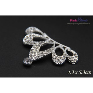 Vương miện đính đá số 5 phụ kiện thời trang, gắn lên phụ kiện tóc, làm phụ kiện nơ bờm kẹp tóc, DIY, handmade