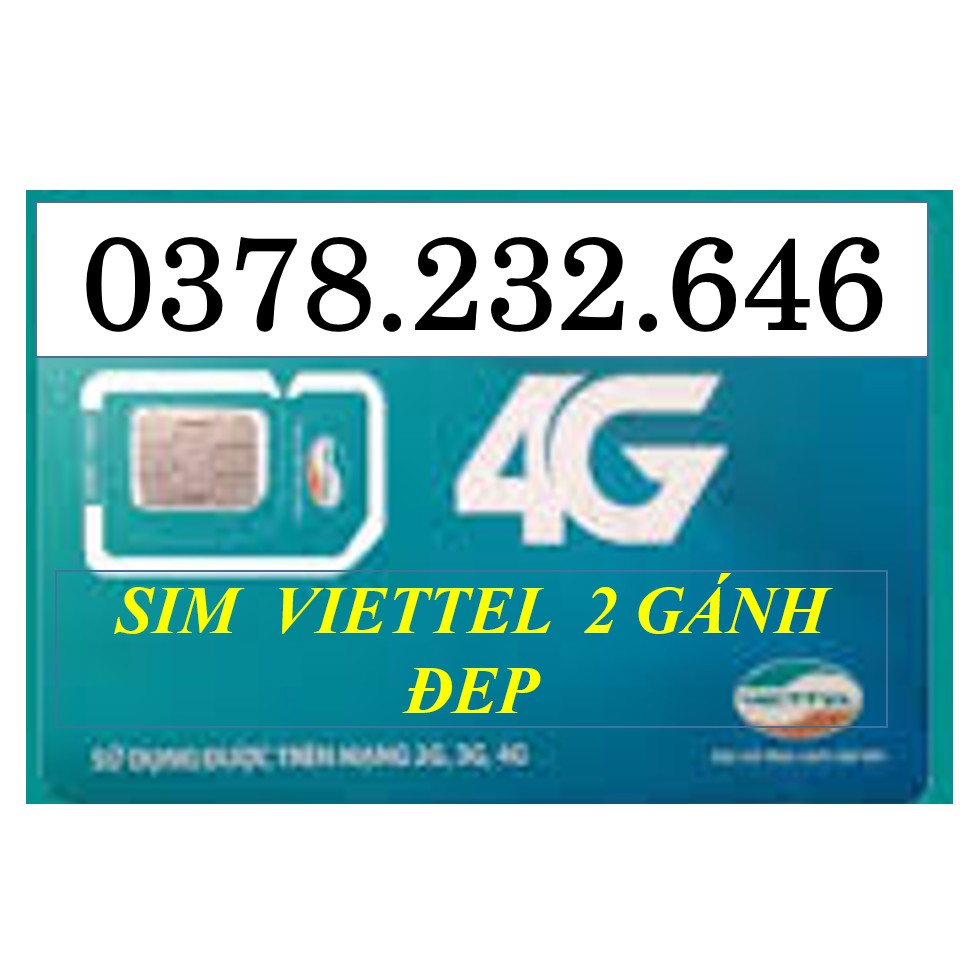 ✅ Sim Số Đẹp Viettel, 2 gánh tiến 232.646