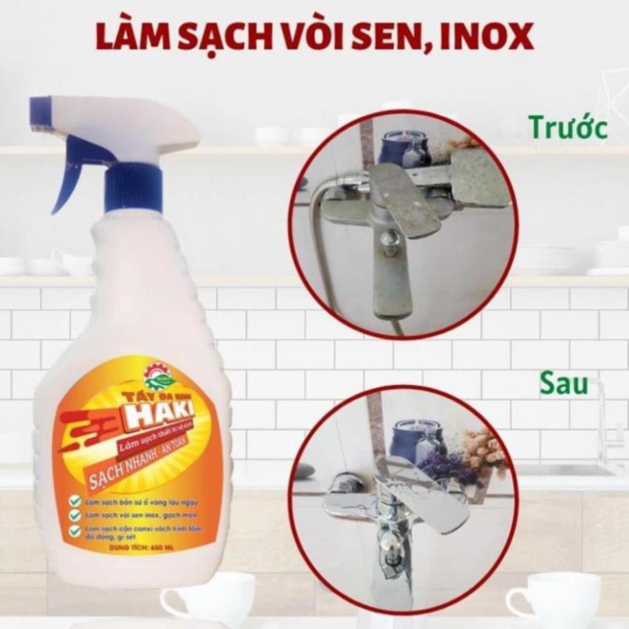 Cặp đôi tẩy rửa dầu mỡ Haki nhà bếp và tẩy đa năng Haki siêu sạch siêu nhanh