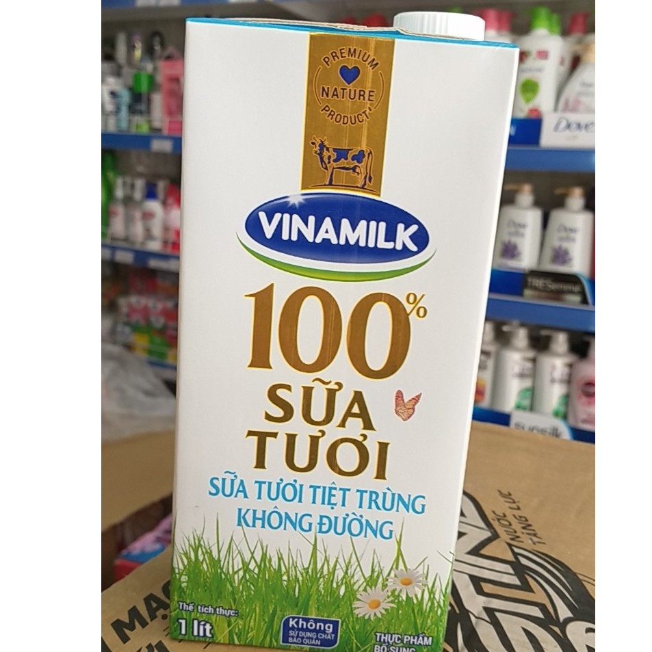 Sữa tươi tiệt trùng Vinamilk hộp 1 lít