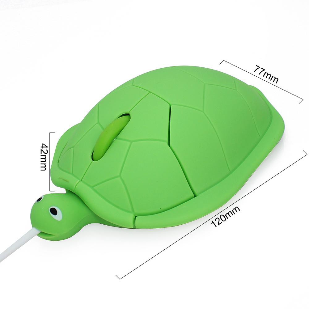 CHUỘT QUANG CÓ DÂY HÌNH CON RÙA CỔNG USB