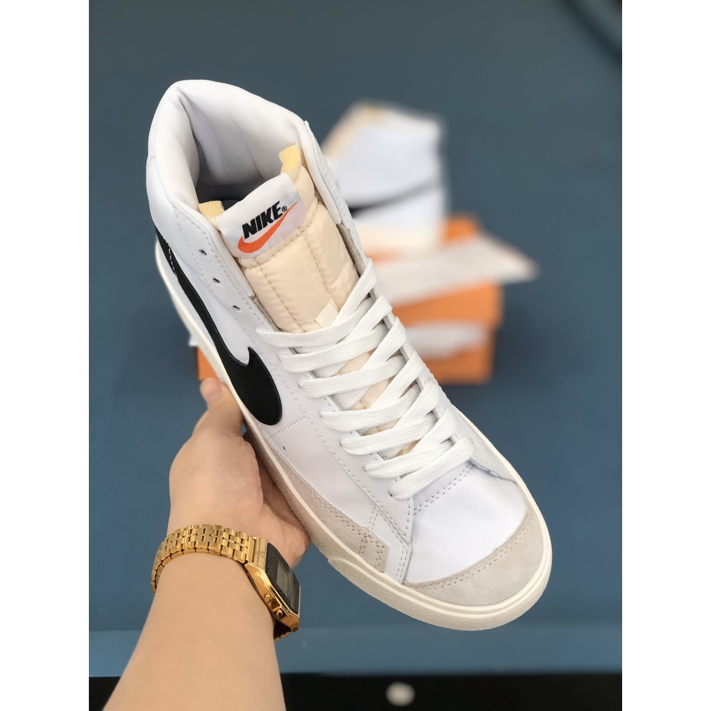 ⚡️ ⚡️[FullBox &amp;Bill] Giày Sneaker Cổ cao Blazer vệt đen chất lượng nguyên bản X OG MSN3255 (zép 1.1) HOT