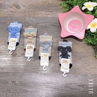 Combo 5 đôi tất sơ sinh mẫu hình voi