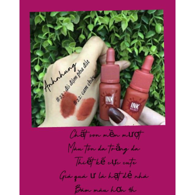 ( auth 100% )Son Kem Lì Peripera Peri’s Ink Velvet hàn quốc chính hãng cho bạn nữ tha hồ makeup sáng tạo xinh đẹp | BigBuy360 - bigbuy360.vn