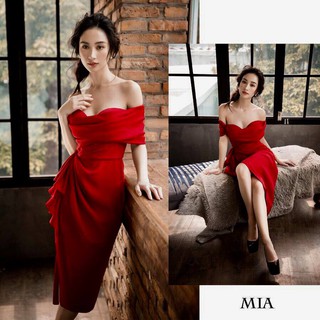 Đầm dự tiệc trễ vai Mia dress - Hàng thiết kế