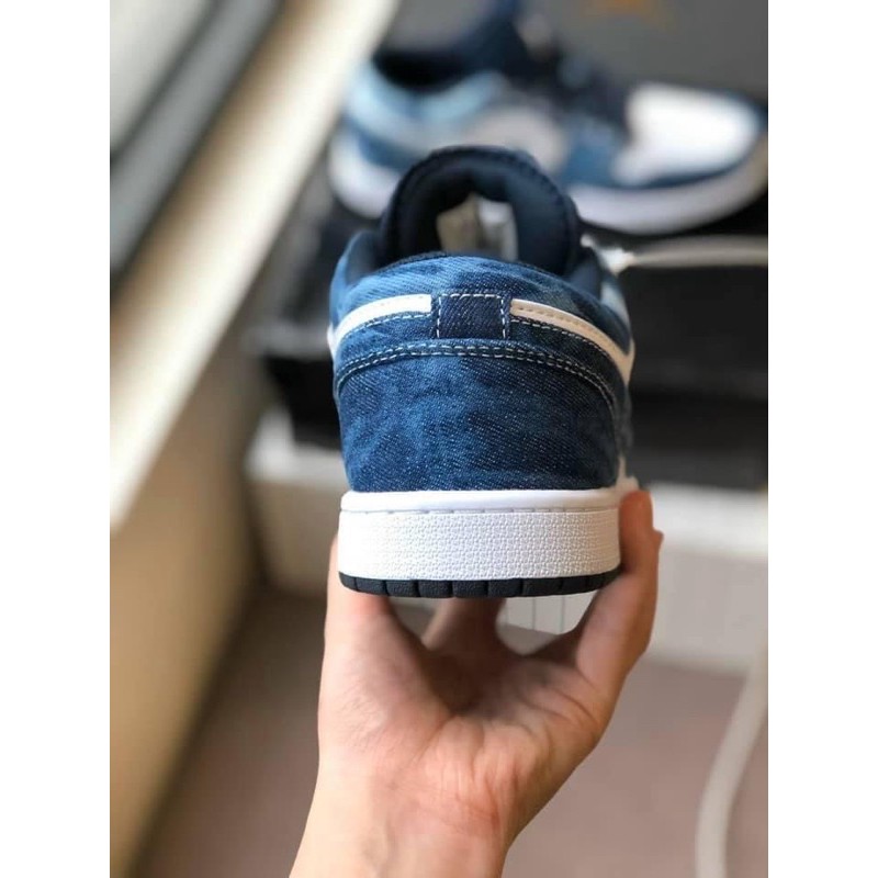 [ nowship 1h khu vực hà nội ] Giày thể thao sneakers nam nữ 𝐍𝐈𝐊𝐄 JORDAN 1 Low Washed Denim, JD1 hàng chuẩn 11