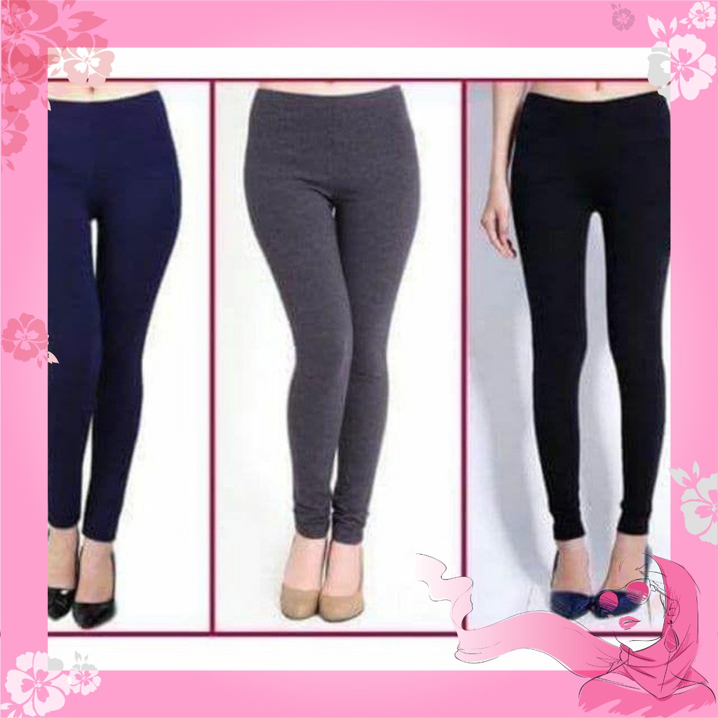 Quần legging nữ vải Cotton nâng mông