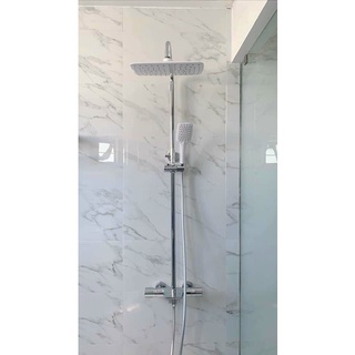 Sen cây tắm nóng lạnh, sen cây tắm đứng, sen cây tắm điều chỉnh nhiệt độ bằng đồng thau mạ Crome Navie NV-1331