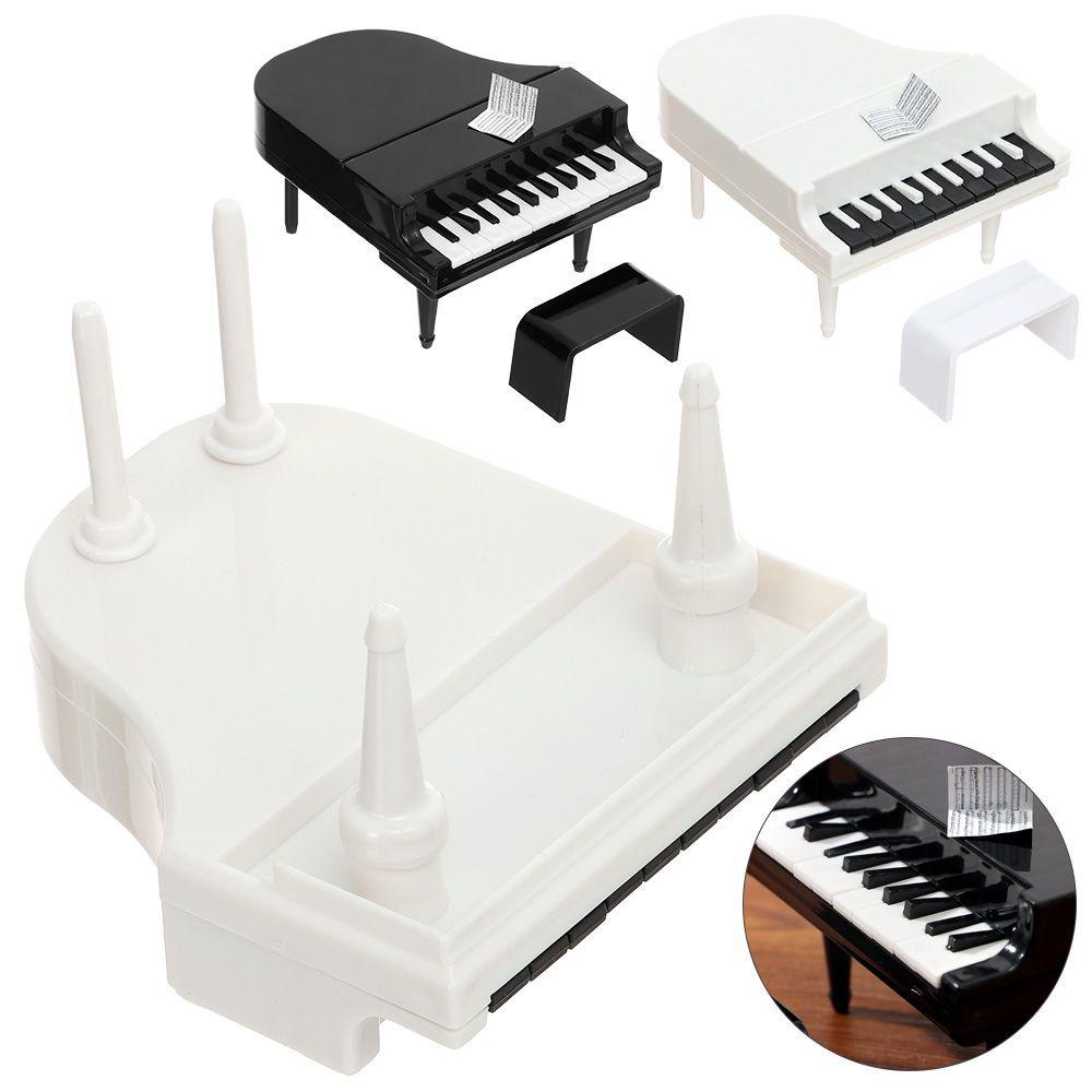 Mô Hình Đàn Piano Trắng Đen Tỉ Lệ 1 / 6 1 / 12 Trang Trí Nhà Búp Bê