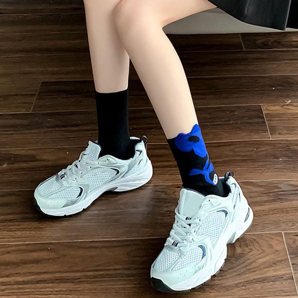 Vớ Cotton Thu Đông Phong Cách Harajuku Đường Phố Cá Tính Cho Nữ