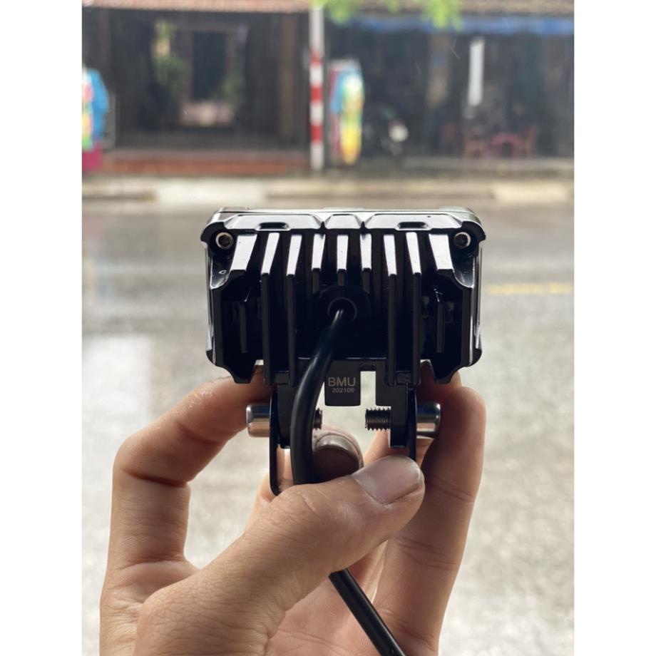 Trợ Sáng Bi Cầu S25, 1 Đèn Tích Hợp 2 Bi Cầu, Cos Vàng Pha Trắng, Phá Sương Mù, Lắp Ô Tô Xe Máy Xe Tải