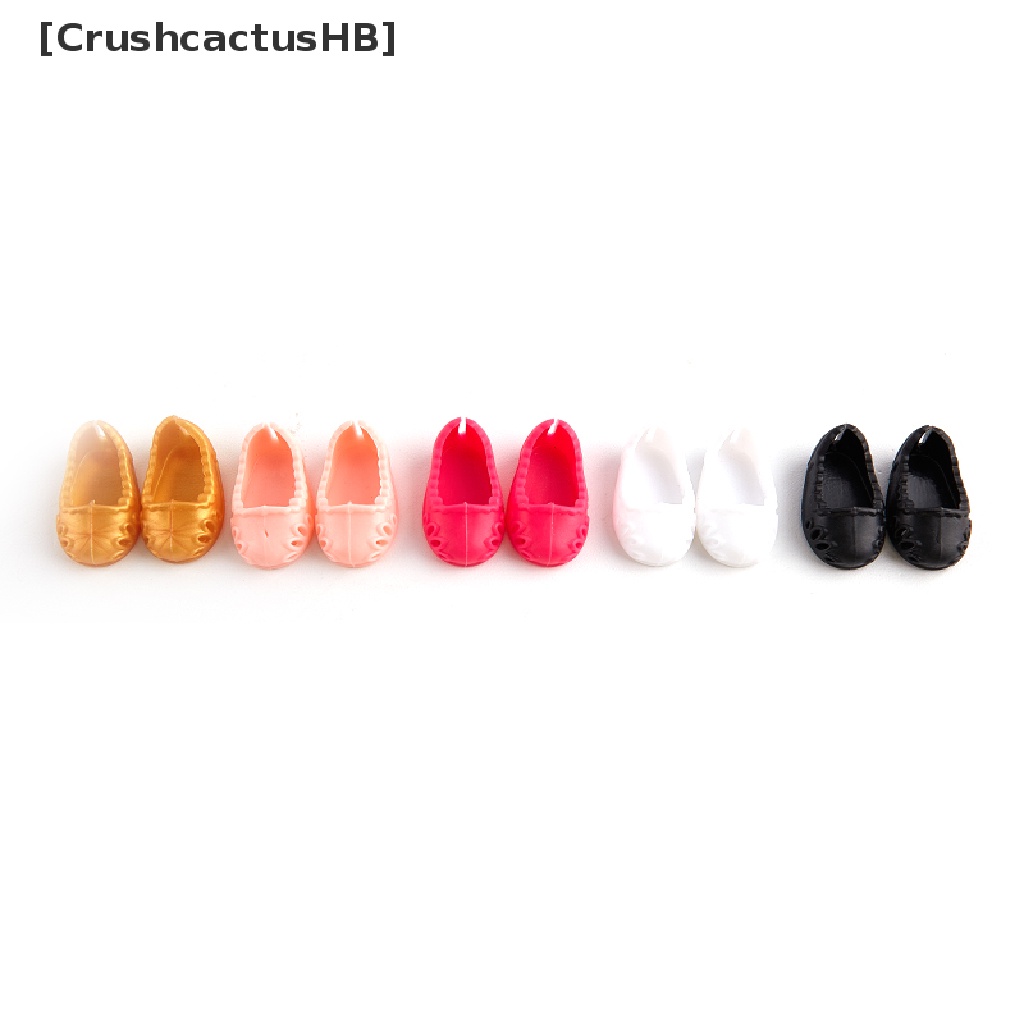 4 Đôi giày cao cấp trang trí cho búp bê 17cm BJD