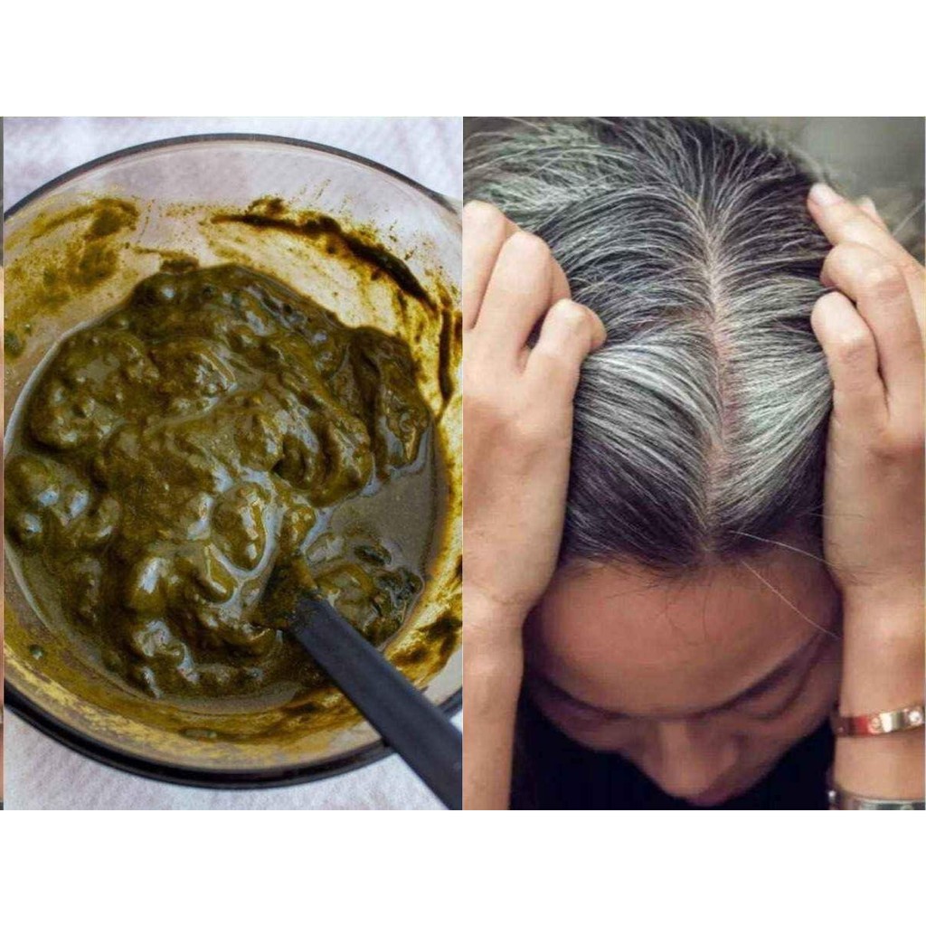 Bột Nhuộm Tóc Thảo Dược Ấn Độ NISHA HENNA + Tặng Bao Tay