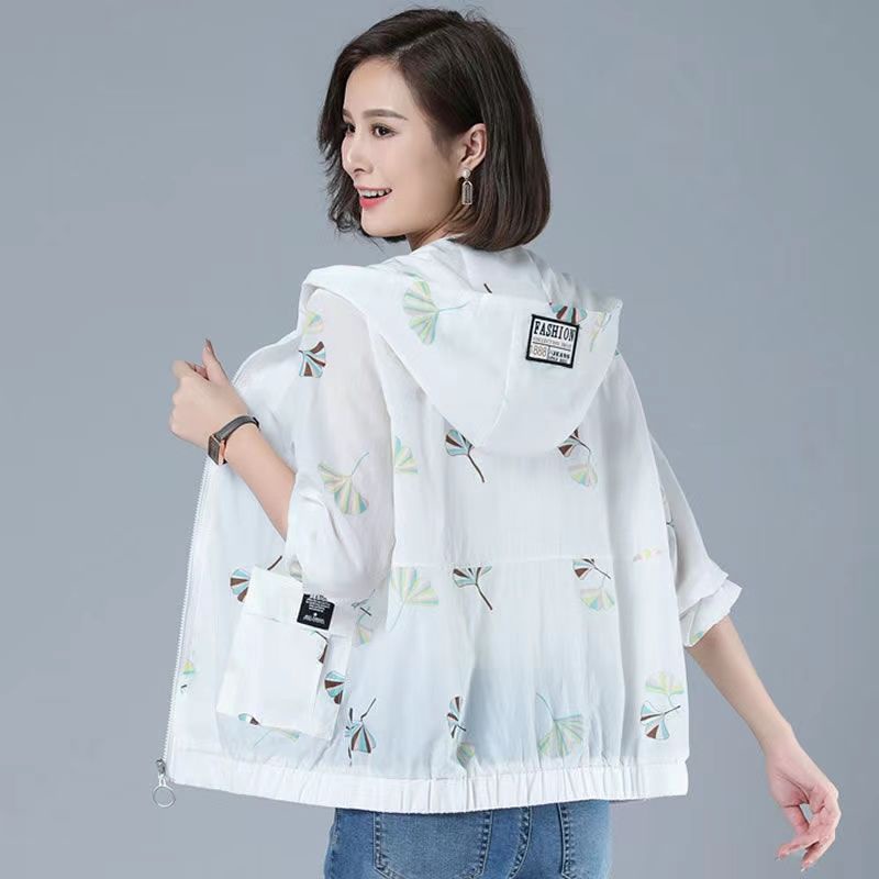 Áo Khoác Mỏng Chống Nắng Màu Sắc Xinh Xắn Cho Phụ Nữ Trung Niên