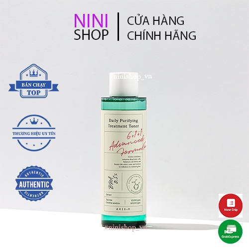 Nước hoa hồng làm giảm mụn AXIS-Y Daily Purifying Treatment Toner 200ml - NiNiShop