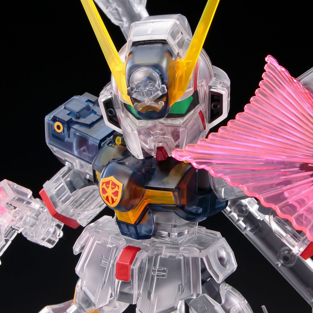 Mô Hình Gundam SD Crossbone X1 Clear Color P-Bandai SDCS Cross Silhouette Đồ Chơi Lắp Ráp Anime Nhật