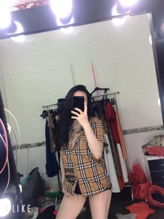 Áo sơ mi BBR chữ cộc tay