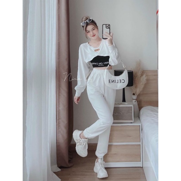 Sét áo 2 lớp phối dây xích ( 2 in 1) có thể mặc tách rời