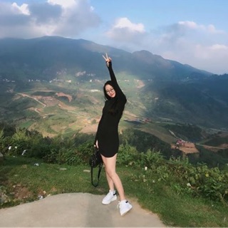 Váy body xỏ ngón