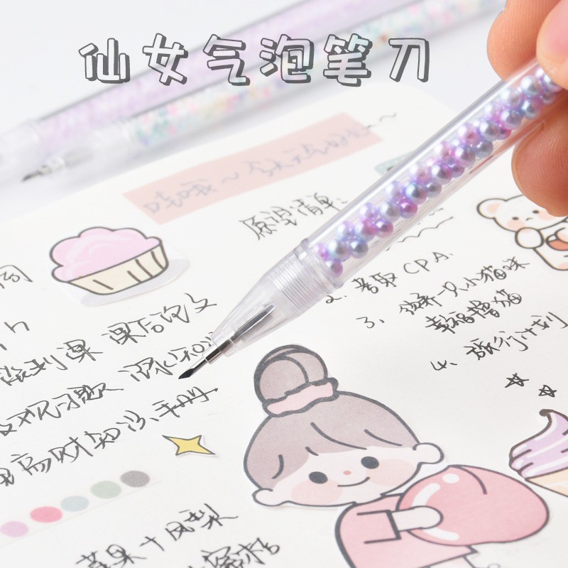 Dao cắt washi tape sticker dạng bút Hologram dụng cụ làm bullet journal dụng cụ dán