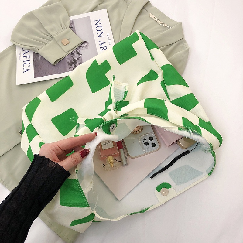 Túi Xách Canvas Đeo Vai Sức Chứa Lớn Thời Trang Nữ Tính