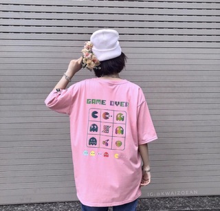🔥Áo Thun Tshirt Form Rộng Game Over Icon