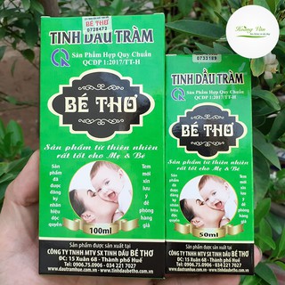 Sỉ 9 Tinh Dầu Tràm Bé Thơ 50ml-100ml chuẩn ( có tem chống hàng giả của công ty)