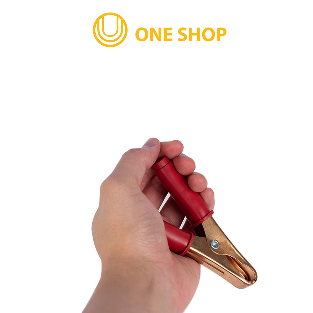 Kẹp Bình Ắc Quy To 8cm (1 Đỏ - 1 Đen)