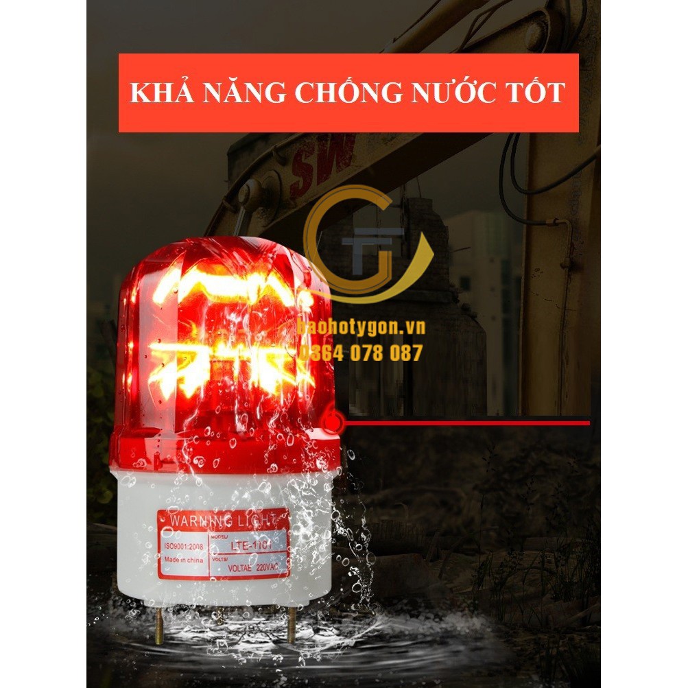 Đèn chớp CÓ CÒI HÚ báo động  (220V/ 10W)